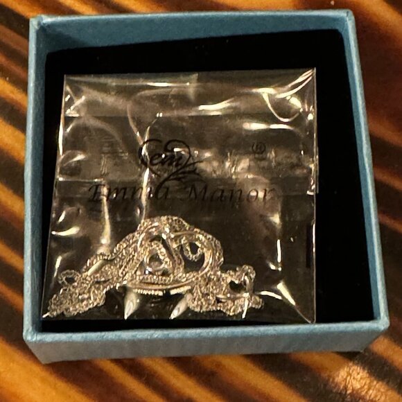 Emma Manor White Plated CZ Forever‎ Lover Heart Pendant Necklace - Picture 4 of 6